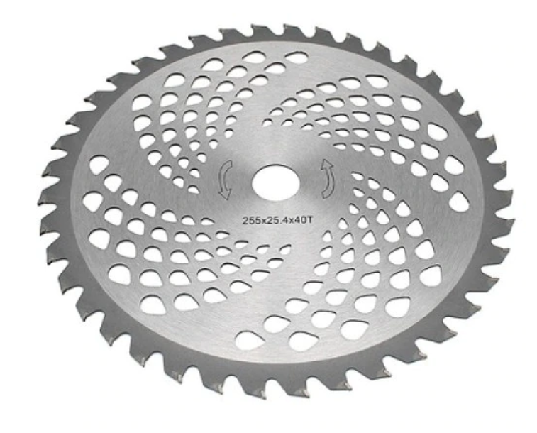 Disc cu dinti vidia 255x25.4x40T pentru motocoasa ONDULAT model ROTUND MX1024